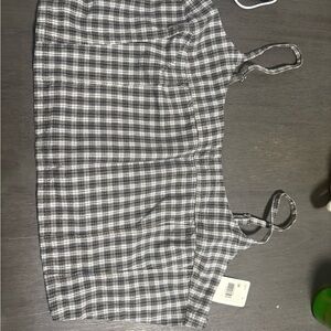 Checkered Plaid crop top LEVIS